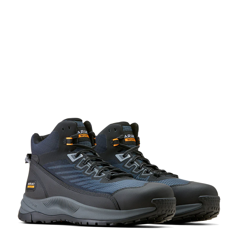 Outpace Shift Mid Composite Toe Work Shoe - 981-Dark Shadow | Ariat 10050844 - Image 4