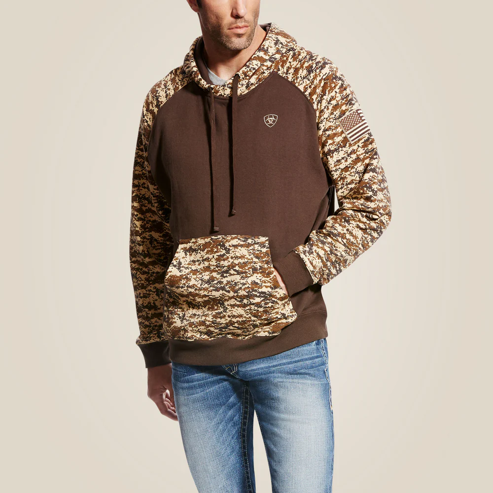 Patriot Hoodie - 250-Desert Digi Camo | Ariat 10022684 - Image 2