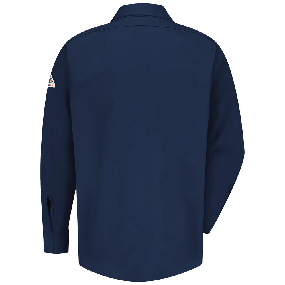 POCKETLESS CONCEALED-GRIPPER FR WORK SHIRT - NV-Navy | Bulwark SMS2 - Image 2