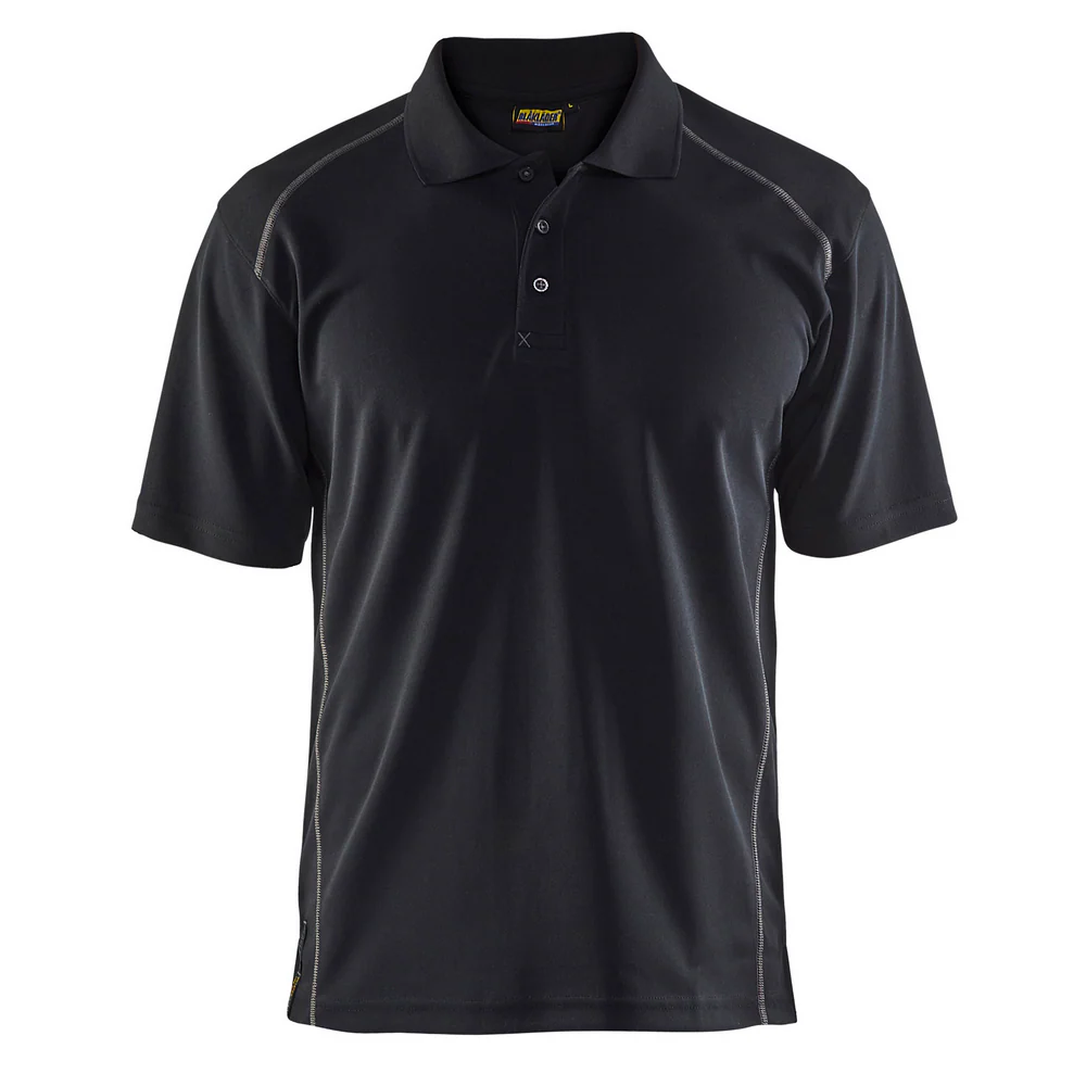POLO SHORT SLEEVE SHIRT - 9900-Black | Blaklader 34511051