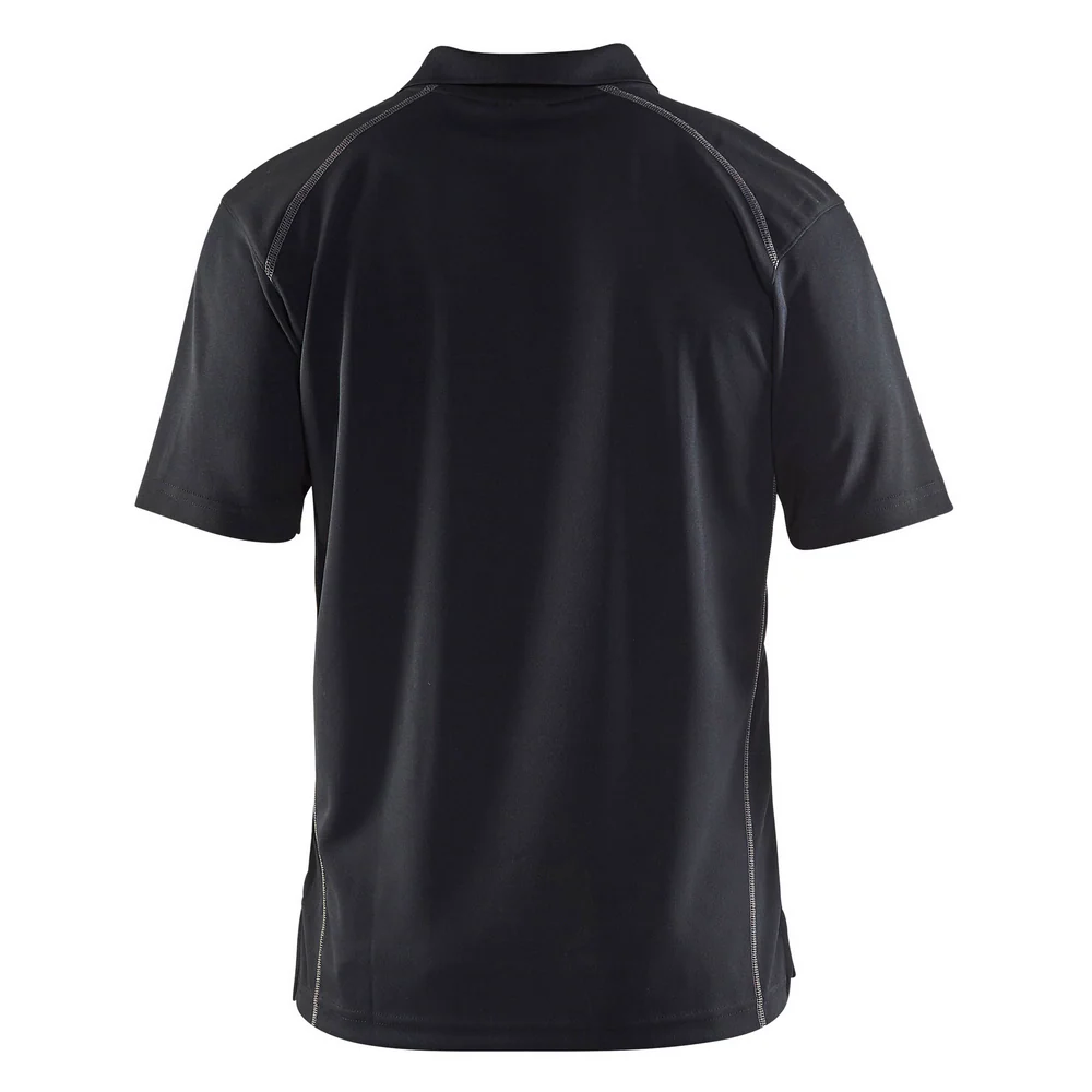 POLO SHORT SLEEVE SHIRT - 9900-Black | Blaklader 34511051 - Image 2