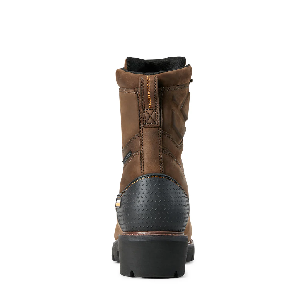 POWERLINE 8-INCH COMPOSITE TOE WATERPROOF BOOT - 200-Brown | Ariat 10018566 - Image 3