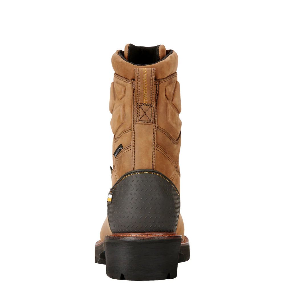 POWERLINE 8-INCH COMPOSITE TOE WATERPROOF INSULATED BOOT - 200-Brown | Ariat 10018567 - Image 3
