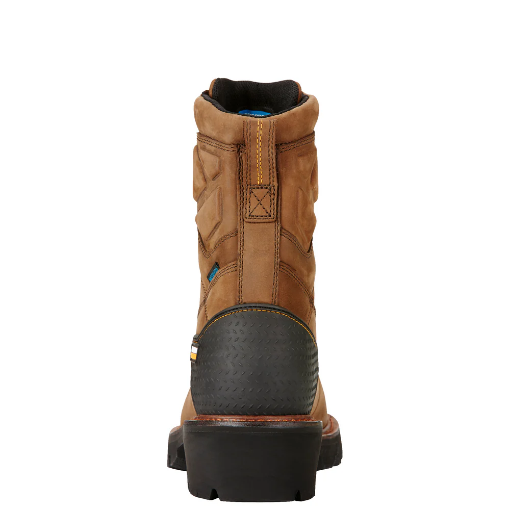 POWERLINE 8-INCH WATERPROOF BOOT - 200-Brown | Ariat 10018563 - Image 3