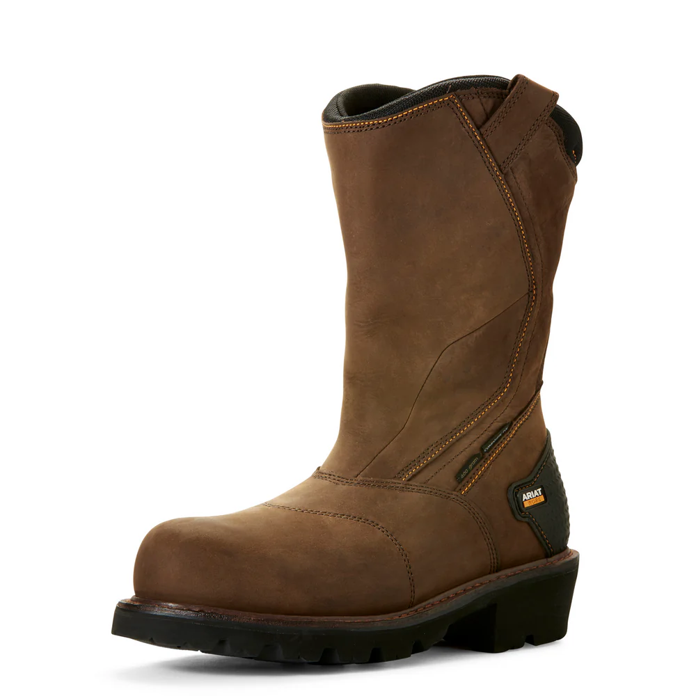 POWERLINE COMPOSITE TOE WATERPROOF INSULATED BOOT - 200-Brown | Ariat 10018569