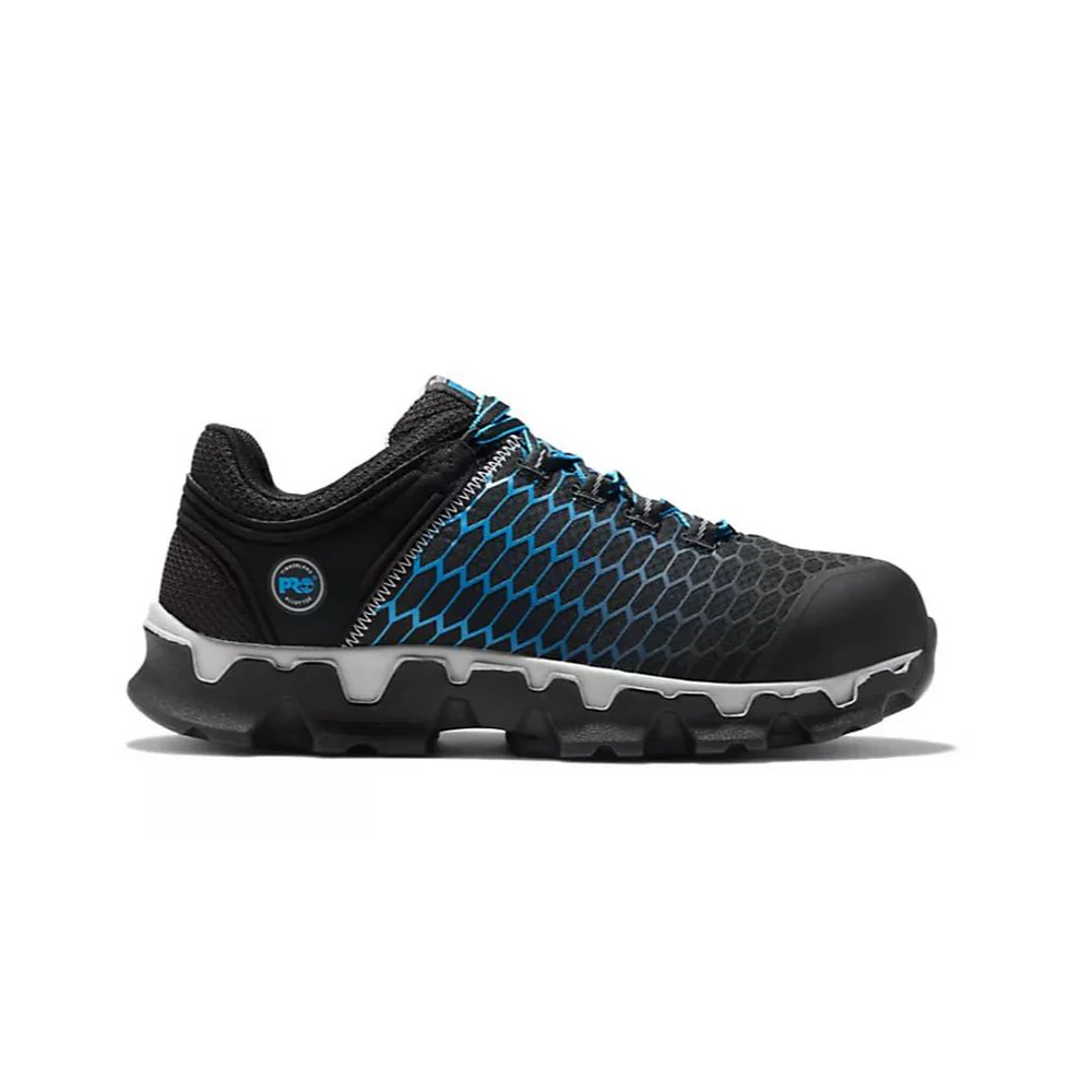 POWERTRAIN SPORT ALLOY TOE BREATHABLE SHOE - 001-Black Blue | Timberland PRO TB0A1HRU