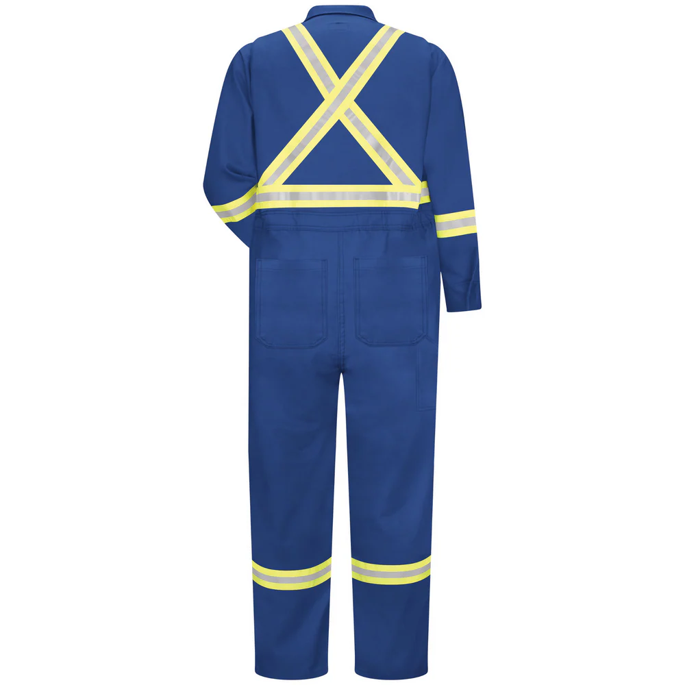 PREMIUM LIGHTWEIGHT COOLTOUCH COVERALL WITH REFLECTIVE TRIM - RB-Royal Blue | Bulwark CMBC - Image 2