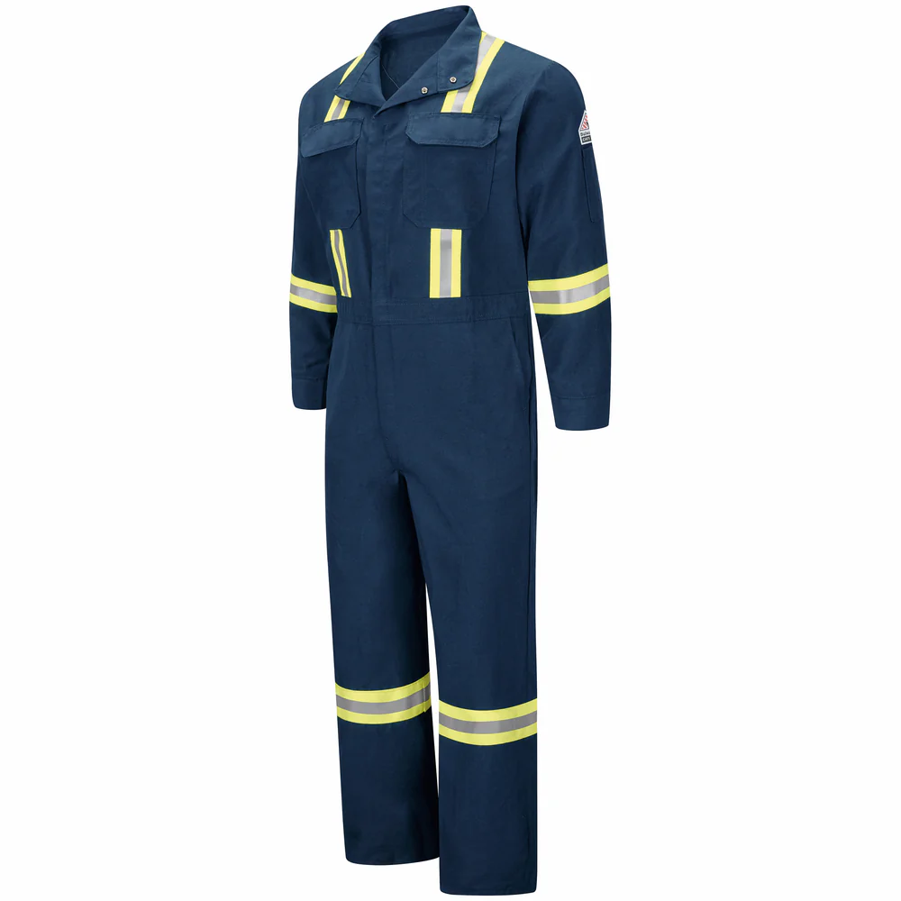 PREMIUM NOMEX FR COVERALL WITH TRIM - NV-Navy | Bulwark CNBT