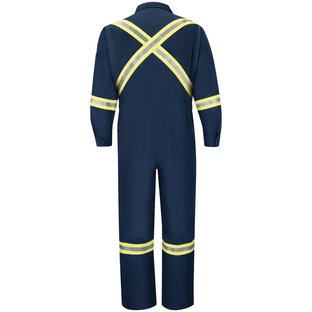 PREMIUM NOMEX FR COVERALL WITH TRIM - NV-Navy | Bulwark CNBT - Image 2