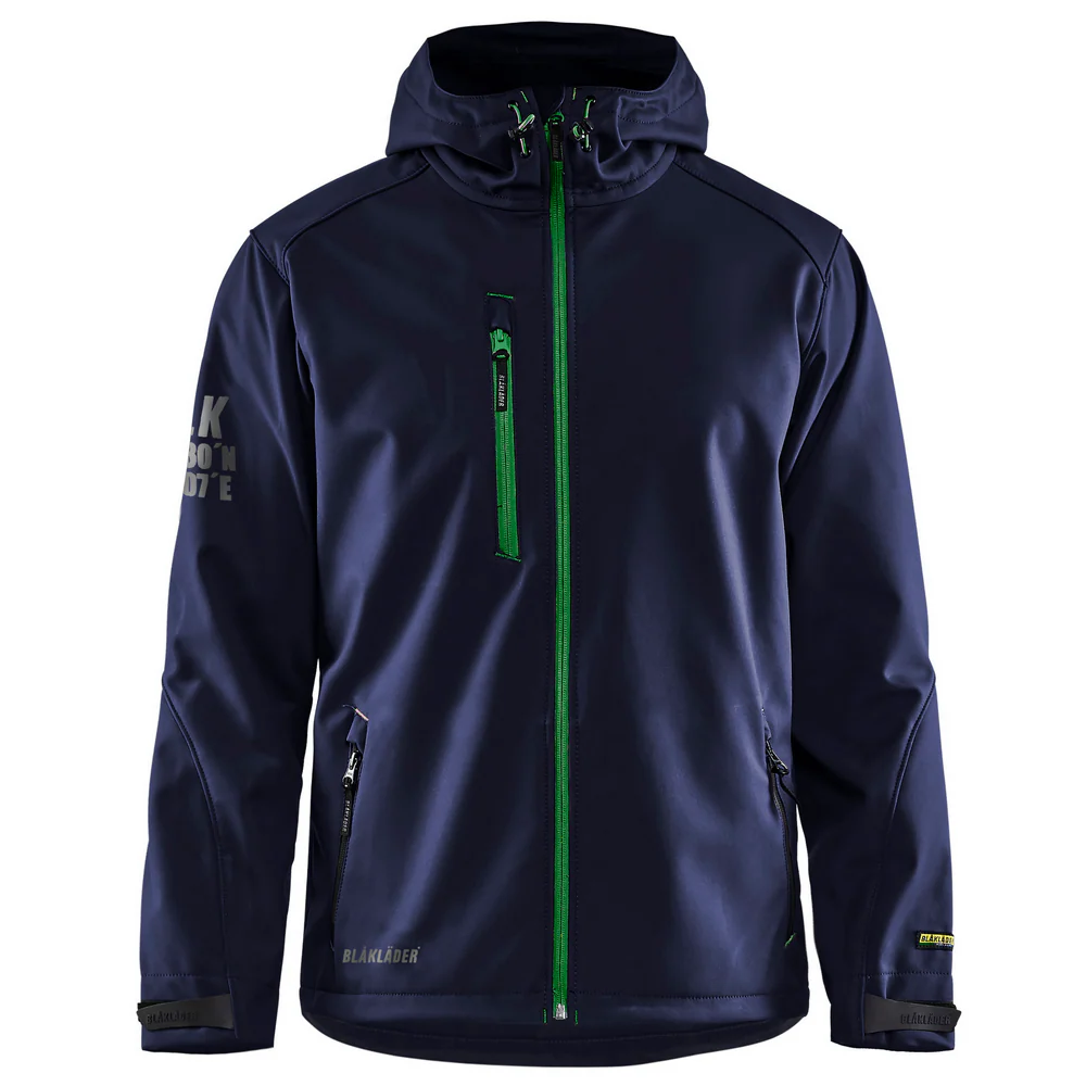 PRO SOFTSHELL JACKET - 8942-Navy Green | Blaklader 49392517