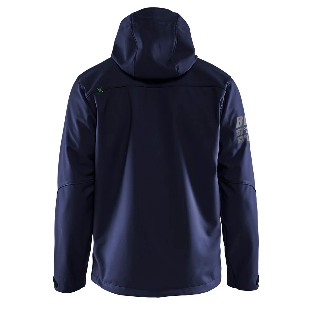 PRO SOFTSHELL JACKET - 8942-Navy Green | Blaklader 49392517 - Image 2