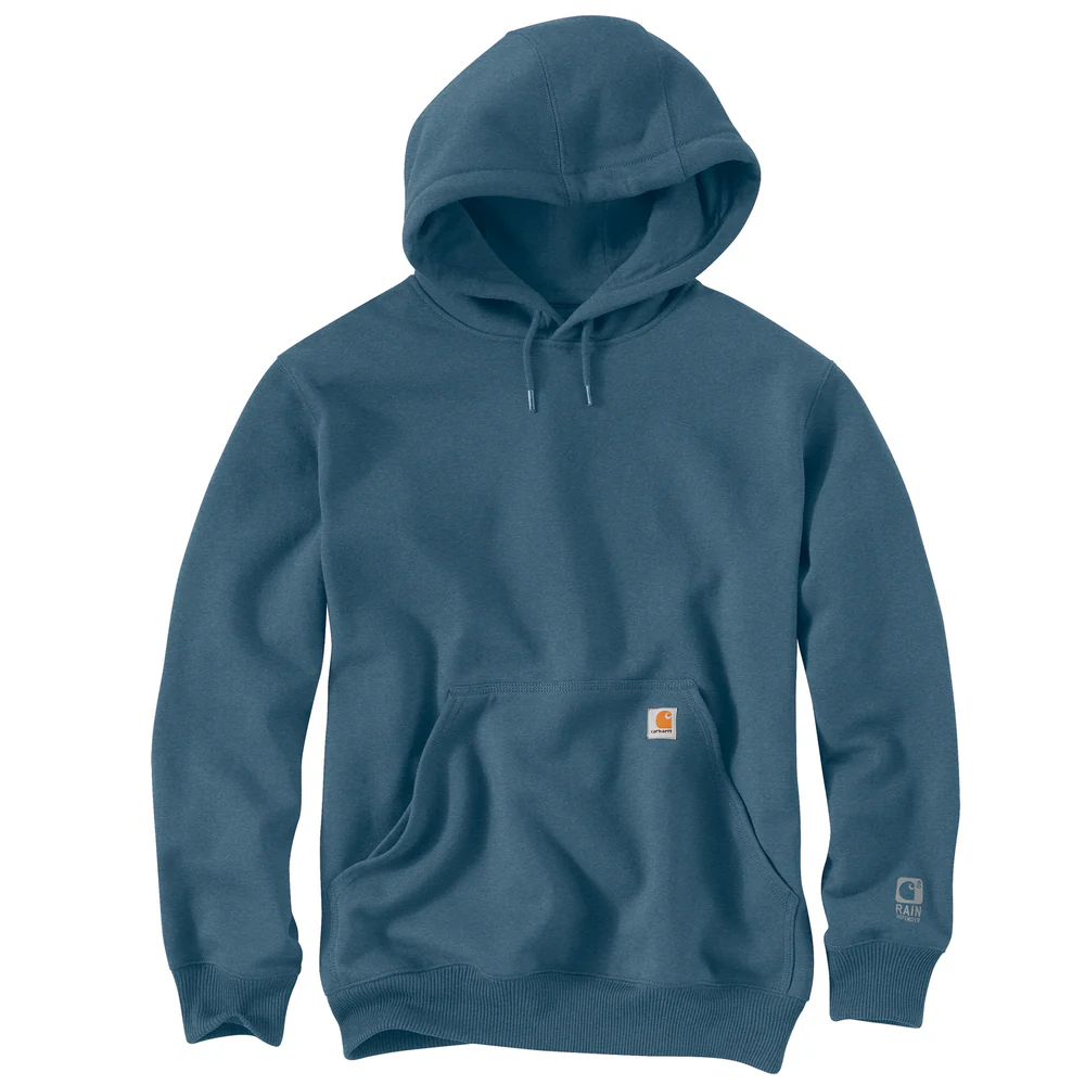 Rain Defender Loose Fit Heavyweight Sweatshirt - HK9-Storm Blue Heather | Carhartt 100615 - Image 2