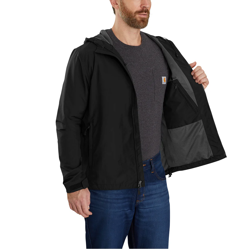 Rain Defender® Relaxed Fit Lightweight Jacket - N04-Black | Carhartt 104671