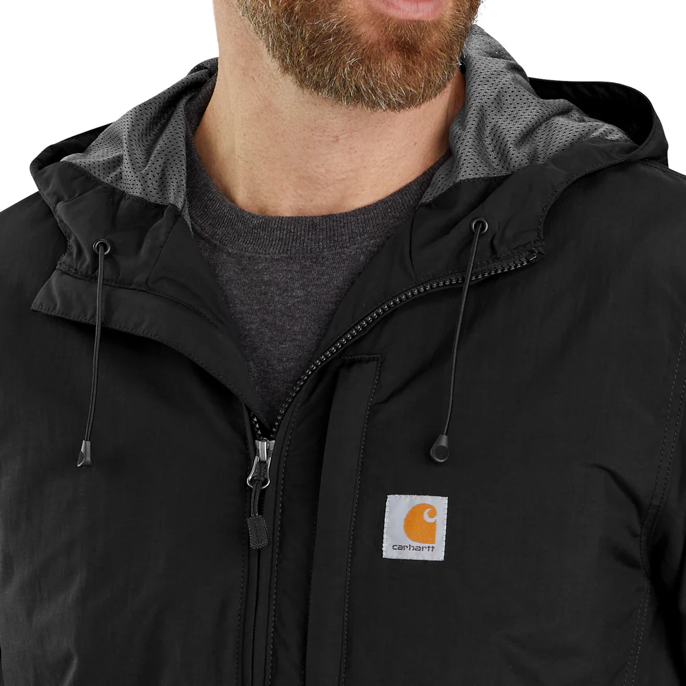 Rain Defender® Relaxed Fit Lightweight Jacket - N04-Black | Carhartt 104671 - Image 4