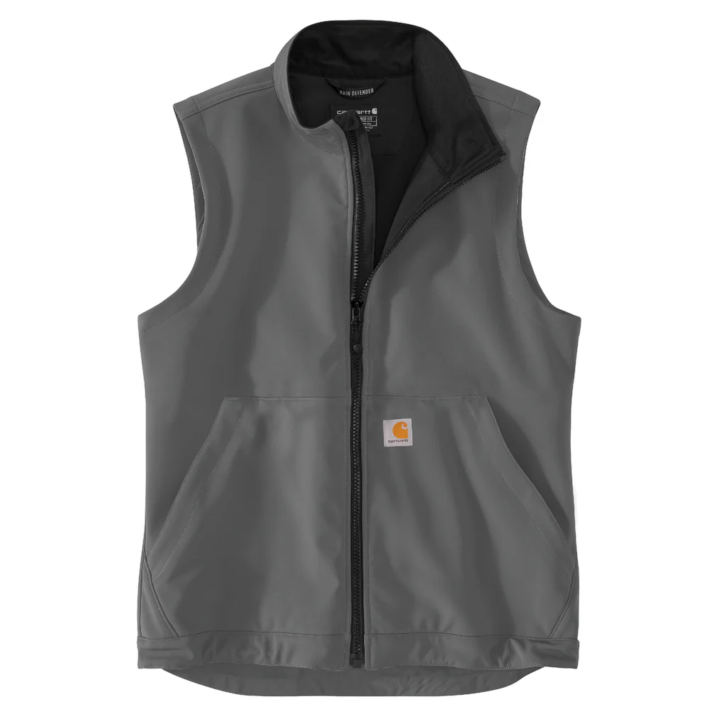 Rain Defender™ Relaxed Fit Softshell Vest - STL-Steel | Carhartt 106439