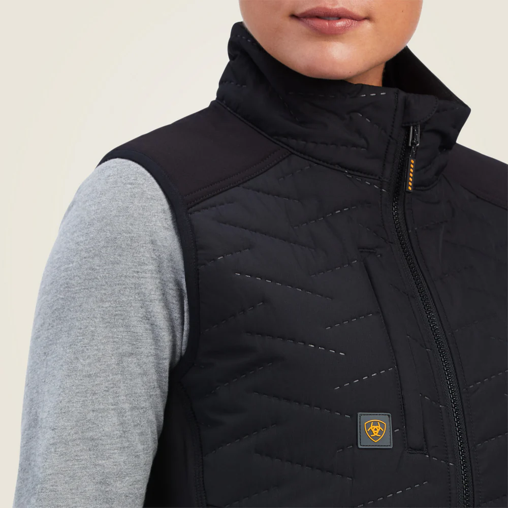 Rebar Cloud 9 Insulated Vest - 001-Black | Ariat 10041473 - Image 3