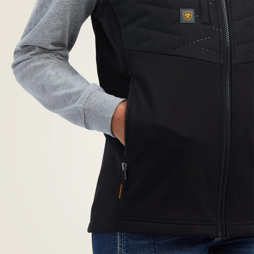 Rebar Cloud 9 Insulated Vest - 001-Black | Ariat 10041473 - Image 4