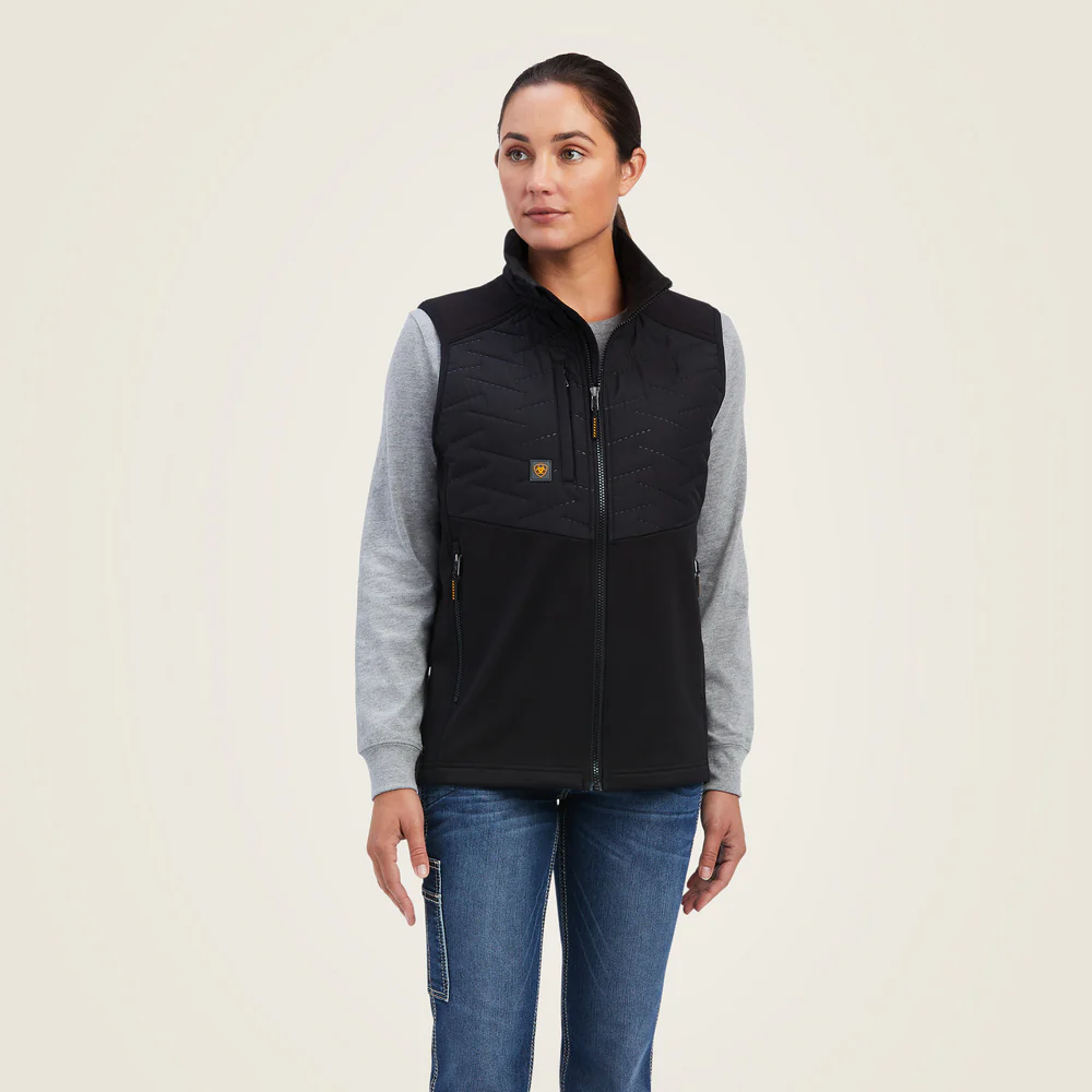 Rebar Cloud 9 Insulated Vest - 001-Black | Ariat 10041473 - Image 5
