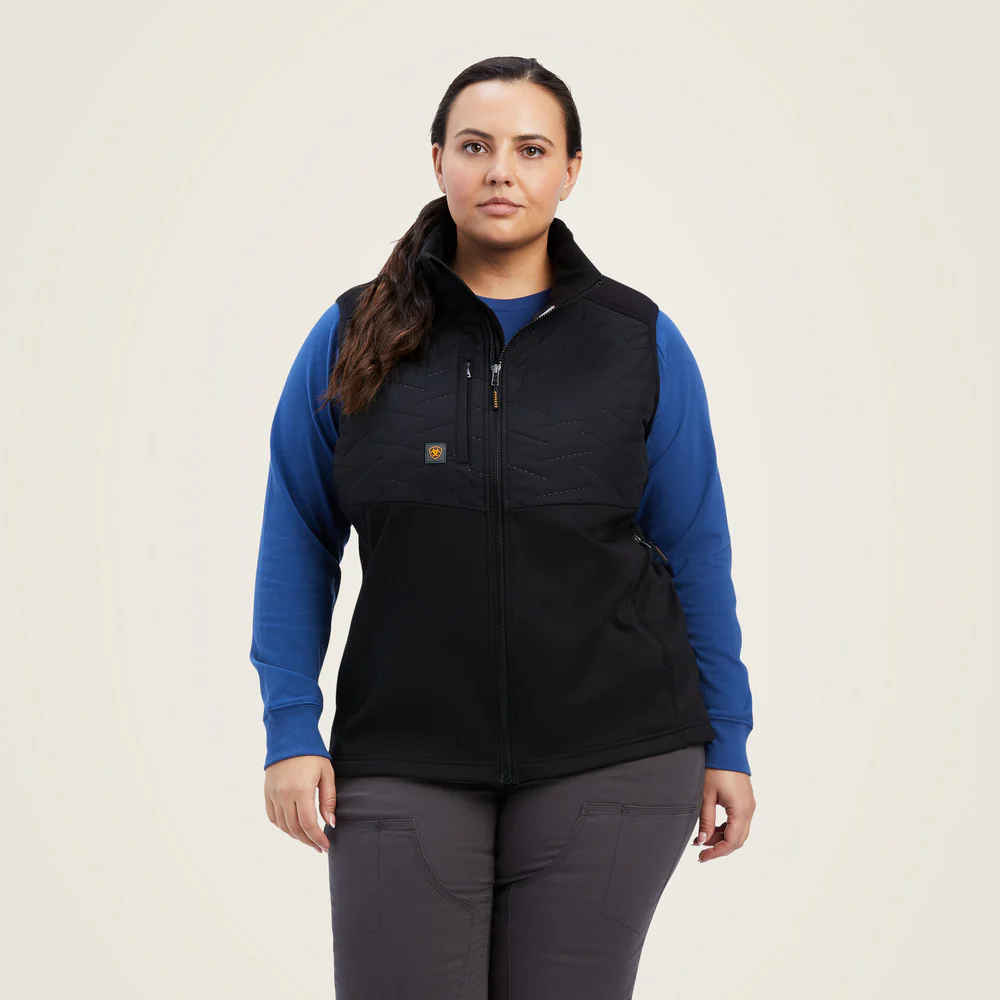 Rebar Cloud 9 Insulated Vest - 001-Black | Ariat 10041473 - Image 6