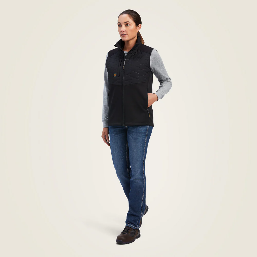 Rebar Cloud 9 Insulated Vest - 001-Black | Ariat 10041473 - Image 7