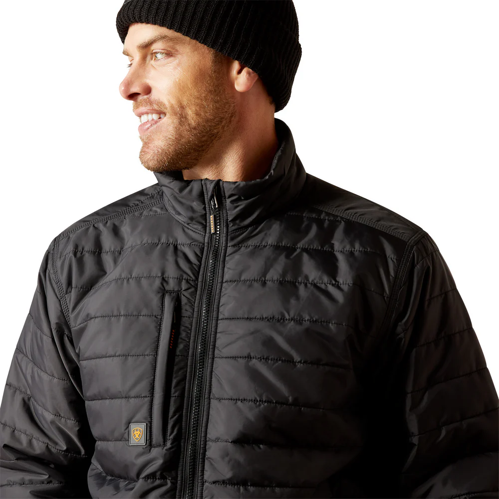 Rebar Cordura Ripstop Lightweight Insulated Jacket - 001-Black | Ariat 10052030 - Image 2