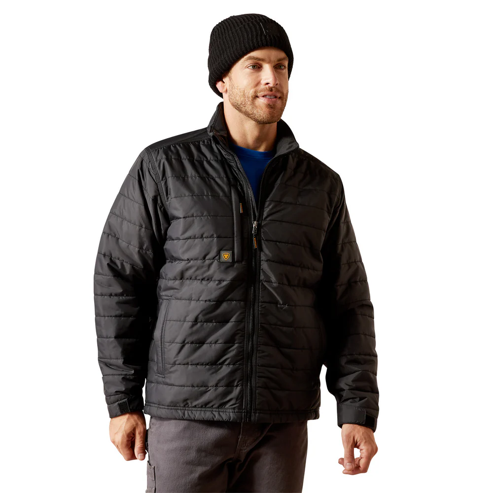 Rebar Cordura Ripstop Lightweight Insulated Jacket - 001-Black | Ariat 10052030 - Image 3