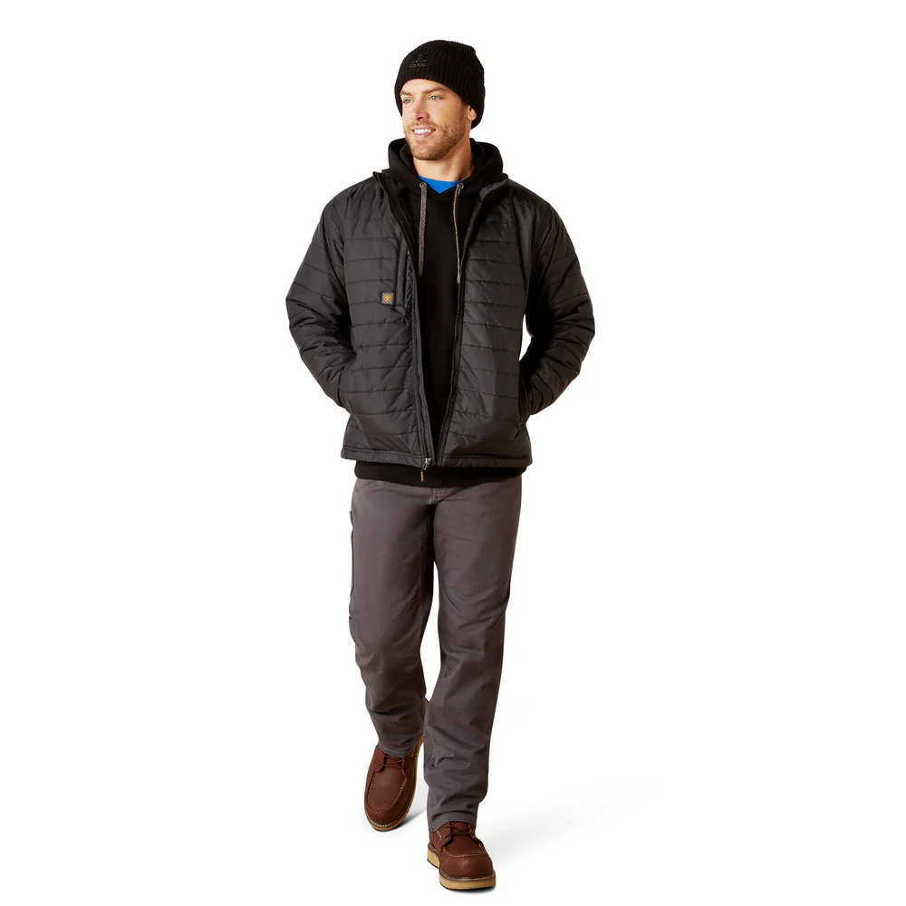 Rebar Cordura Ripstop Lightweight Insulated Jacket - 001-Black | Ariat 10052030 - Image 4