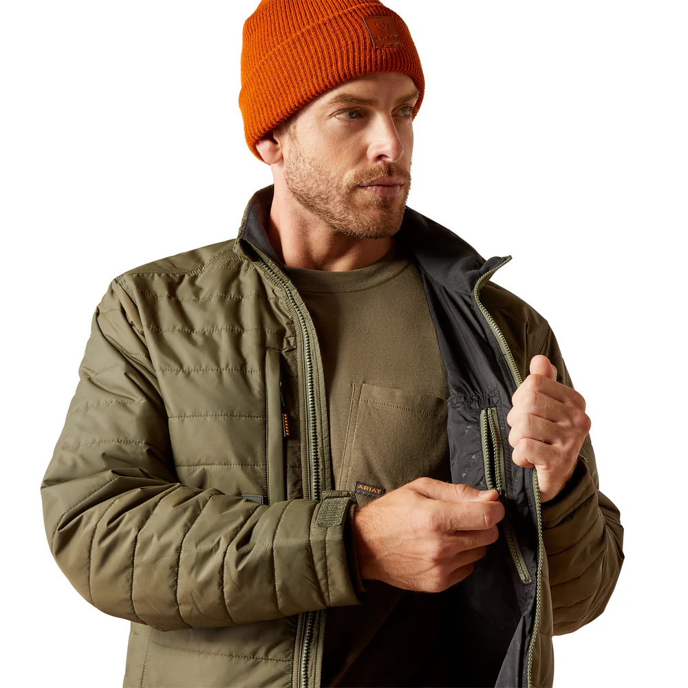 Rebar Cordura Ripstop Lightweight Insulated Jacket - 300-Beetle | Ariat 10052553 - Image 2