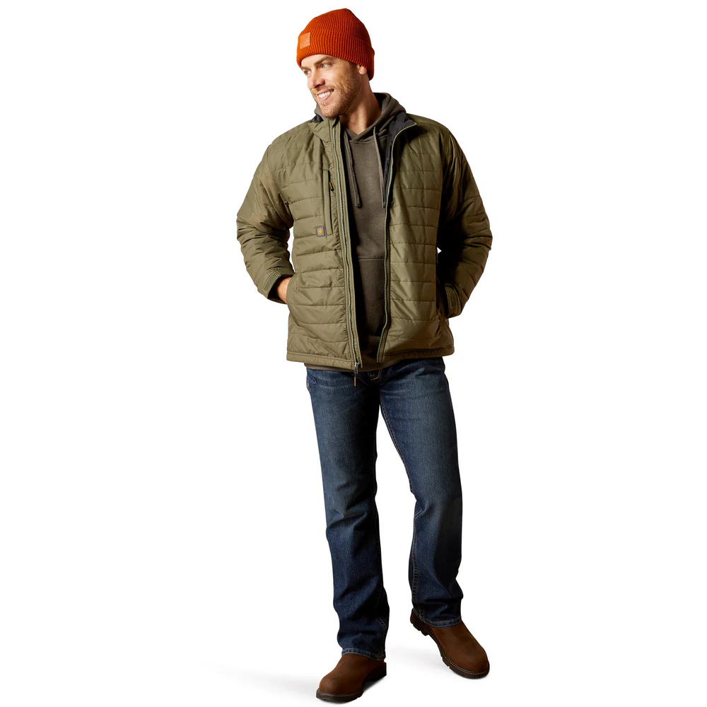 Rebar Cordura Ripstop Lightweight Insulated Jacket - 300-Beetle | Ariat 10052553 - Image 4
