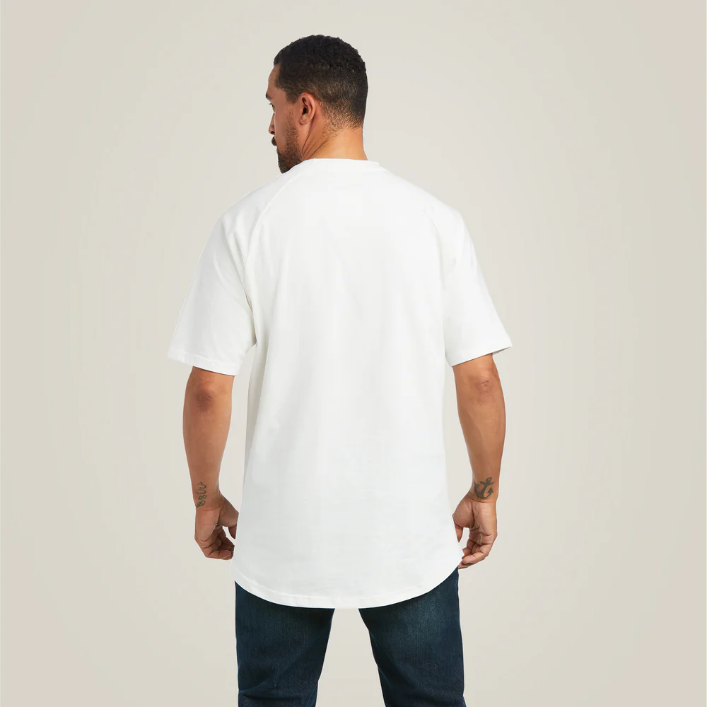 Rebar Cotton Strong T-Shirt - 100-White | Ariat 10039336