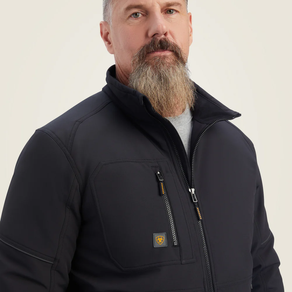 Rebar Dritek Durastretch Insulated Jacket - 001-Black | Ariat 10041502 - Image 2