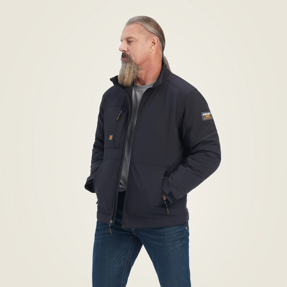 Rebar Dritek Durastretch Insulated Jacket - 001-Black | Ariat 10041502 - Image 3