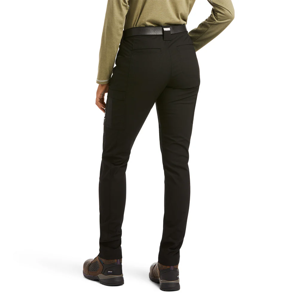REBAR DURASTRETCH CARGO RIPSTOP PANT - 001-Black | Ariat 10036688 - Image 2