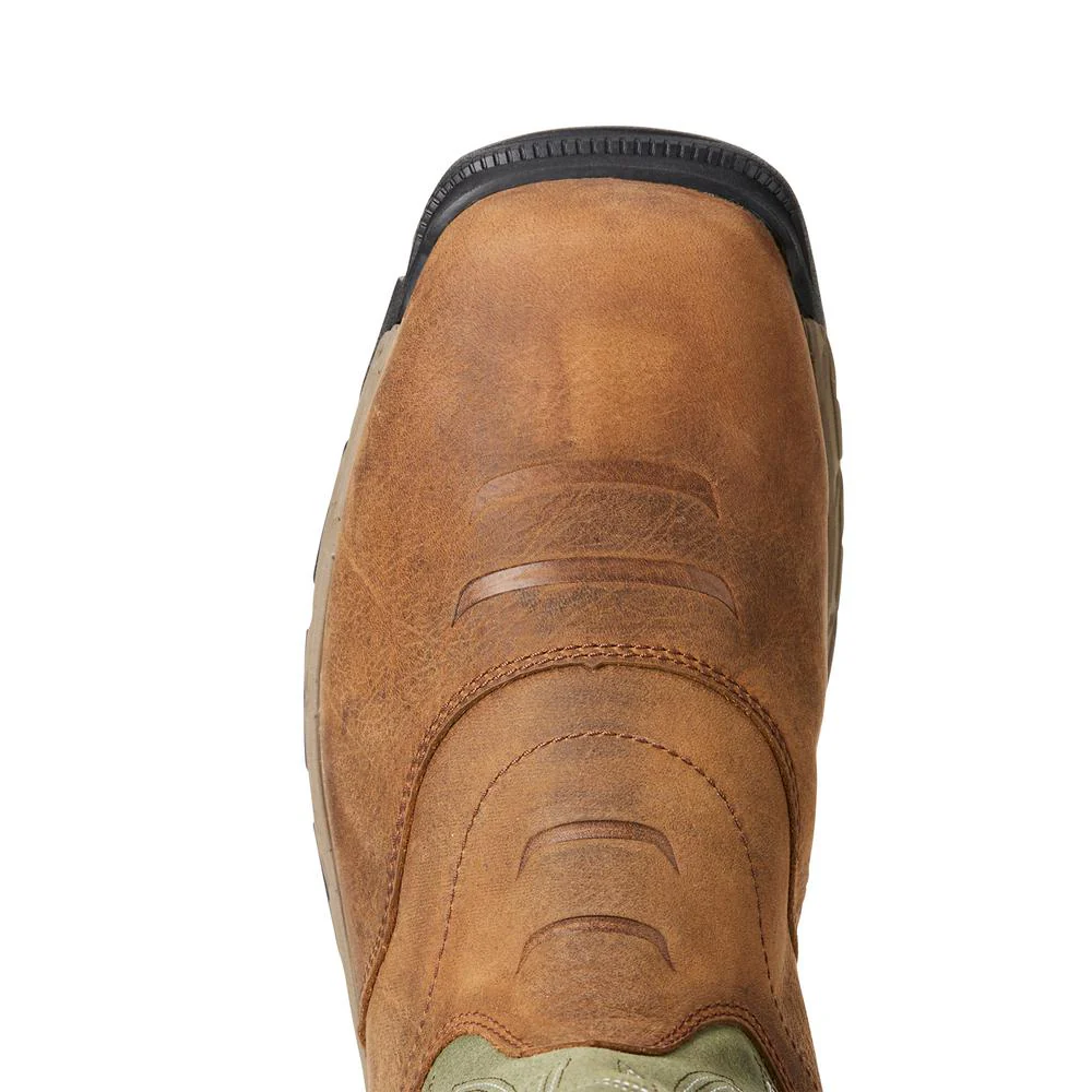 REBAR FLEX WESTERN H2O COMPOSITE TOE WORK BOOT - 200-Brown | Ariat 10021486 - Image 4