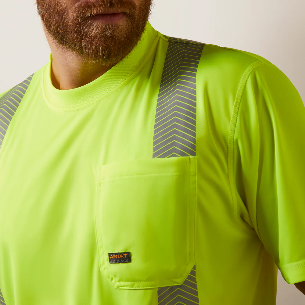 Rebar Hi-Vis Ansi T-Shirt - 700-Hi-Vis Yellow | Ariat 10039196 - Image 2