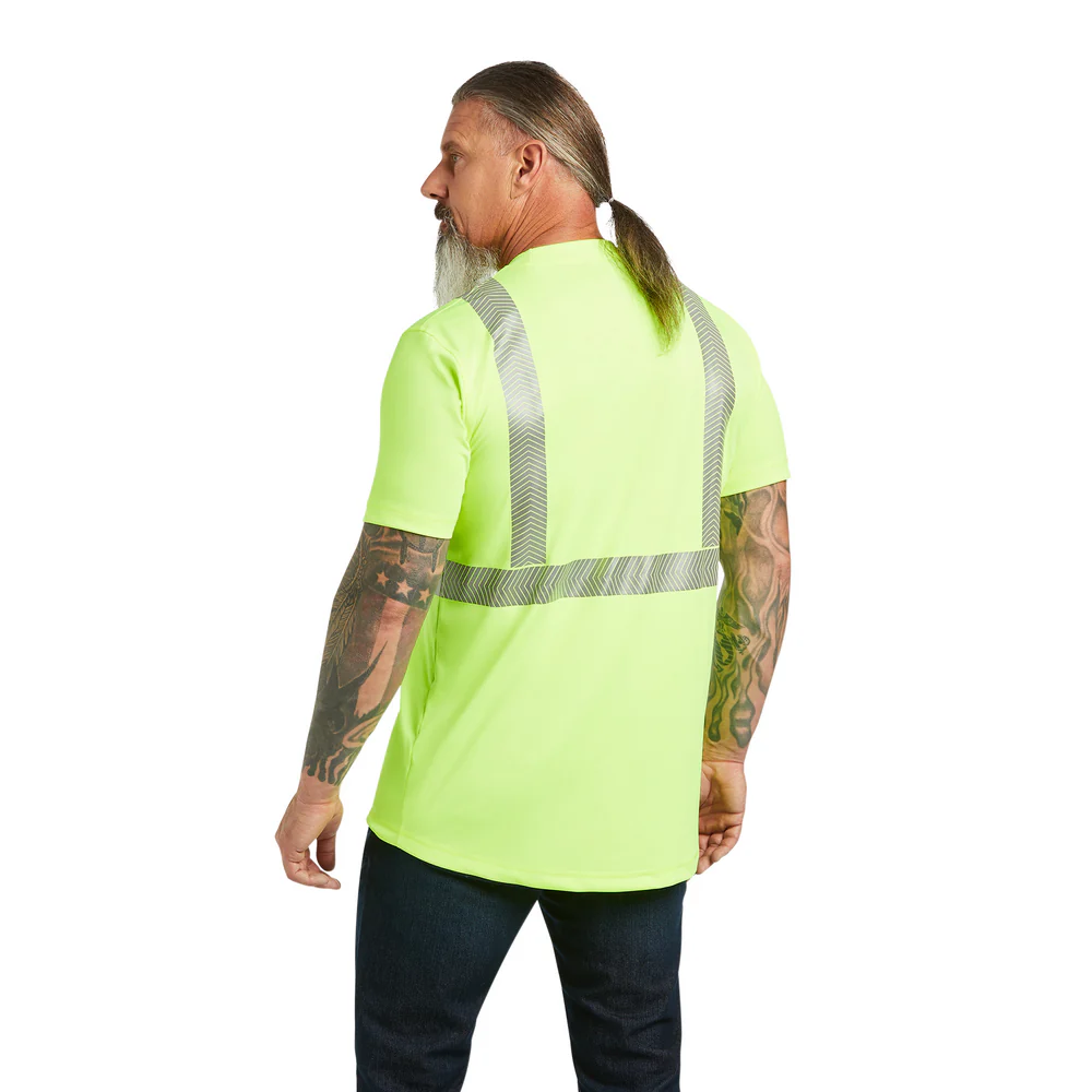 Rebar Hi-Vis Ansi T-Shirt - 700-Hi-Vis Yellow | Ariat 10039196 - Image 6
