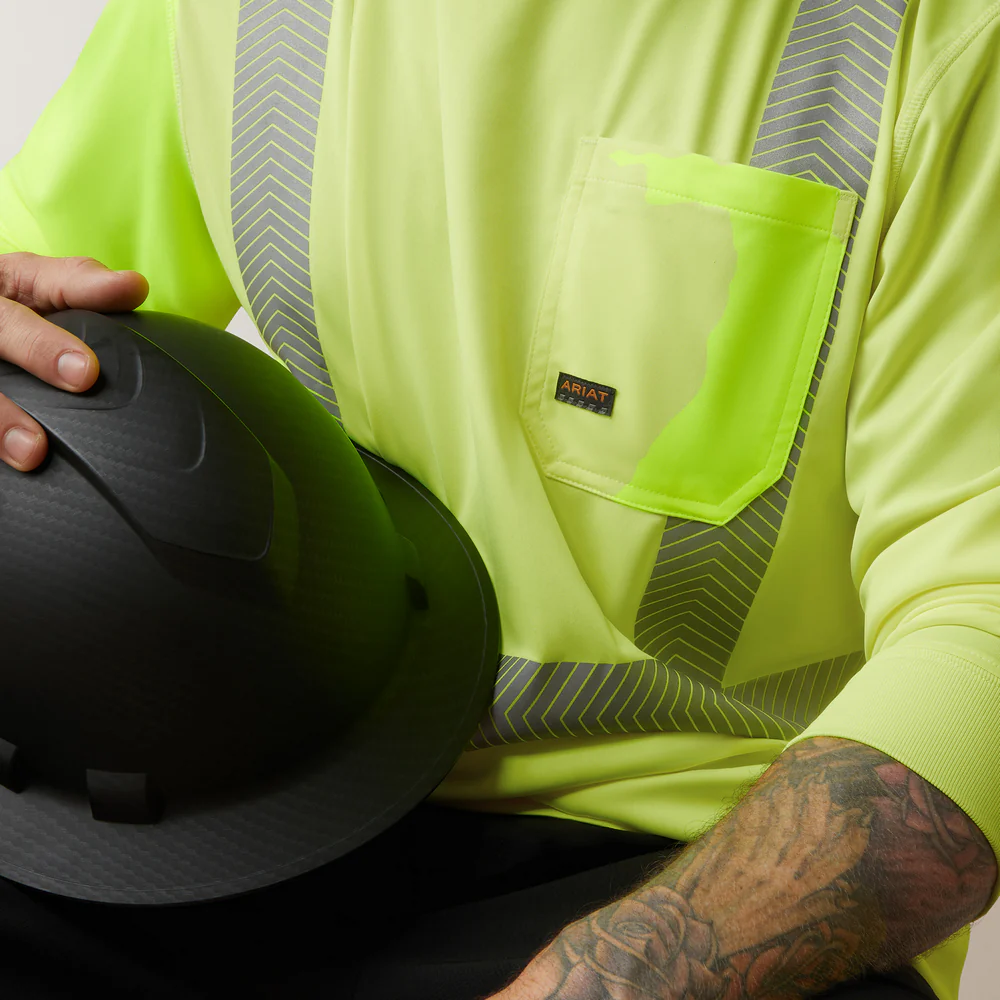 Rebar Hi-Vis Ansi T-Shirt - 700-Hi-Vis Yellow | Ariat 10043823 - Image 2