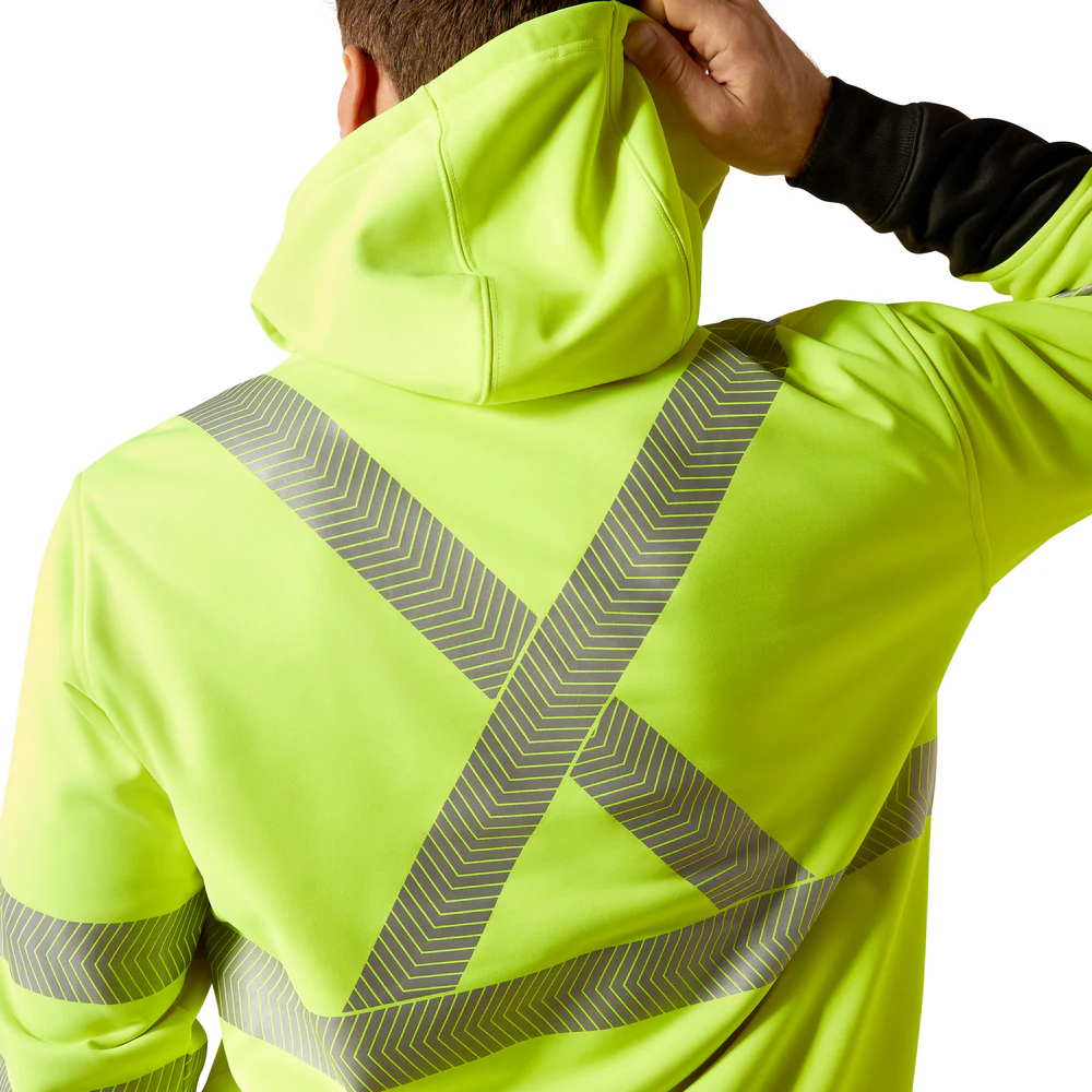 Rebar Hi-Vis Hoodie - 700-Hi-Vis Yellow | Ariat 10053064 - Image 3