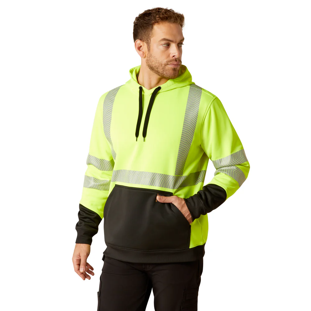 Rebar Hi-Vis Hoodie - 700-Hi-Vis Yellow | Ariat 10053064 - Image 4