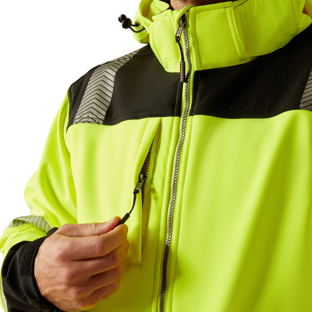 Rebar Hi-Vis Softshell   Jacket - 700-Hi-Vis Yellow | Ariat 10046407 - Image 3