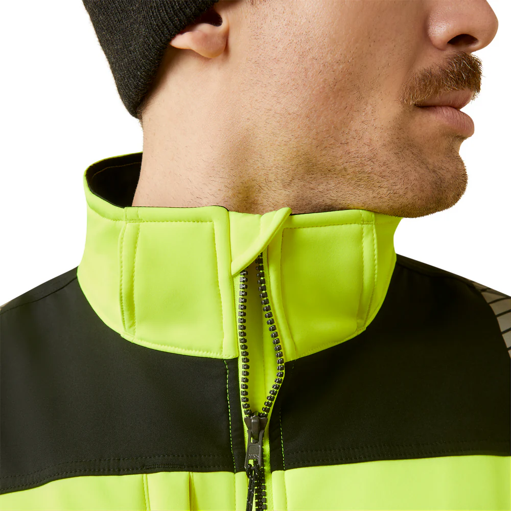 Rebar Hi-Vis Softshell   Jacket - 700-Hi-Vis Yellow | Ariat 10046407 - Image 4