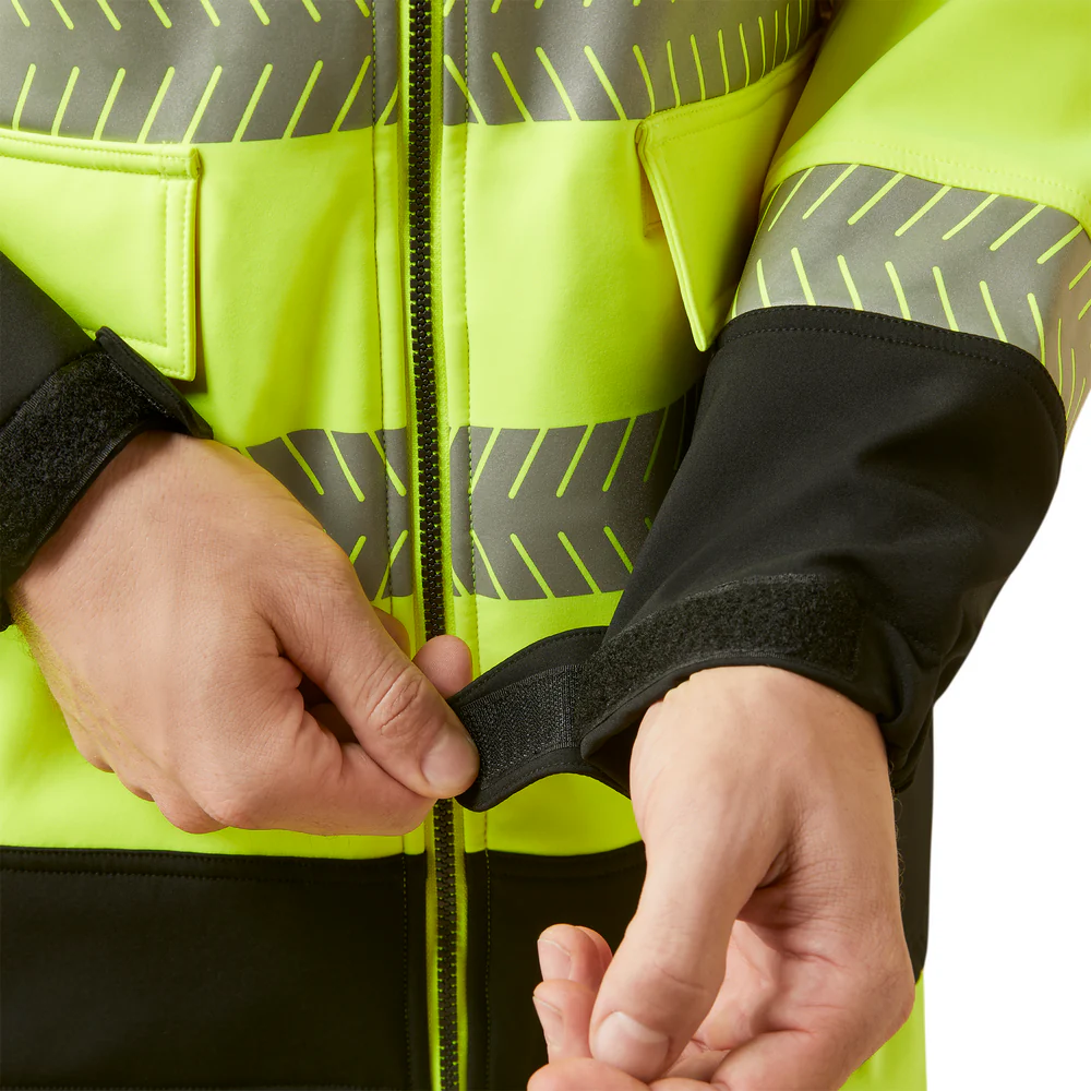 Rebar Hi-Vis Softshell   Jacket - 700-Hi-Vis Yellow | Ariat 10046407 - Image 5
