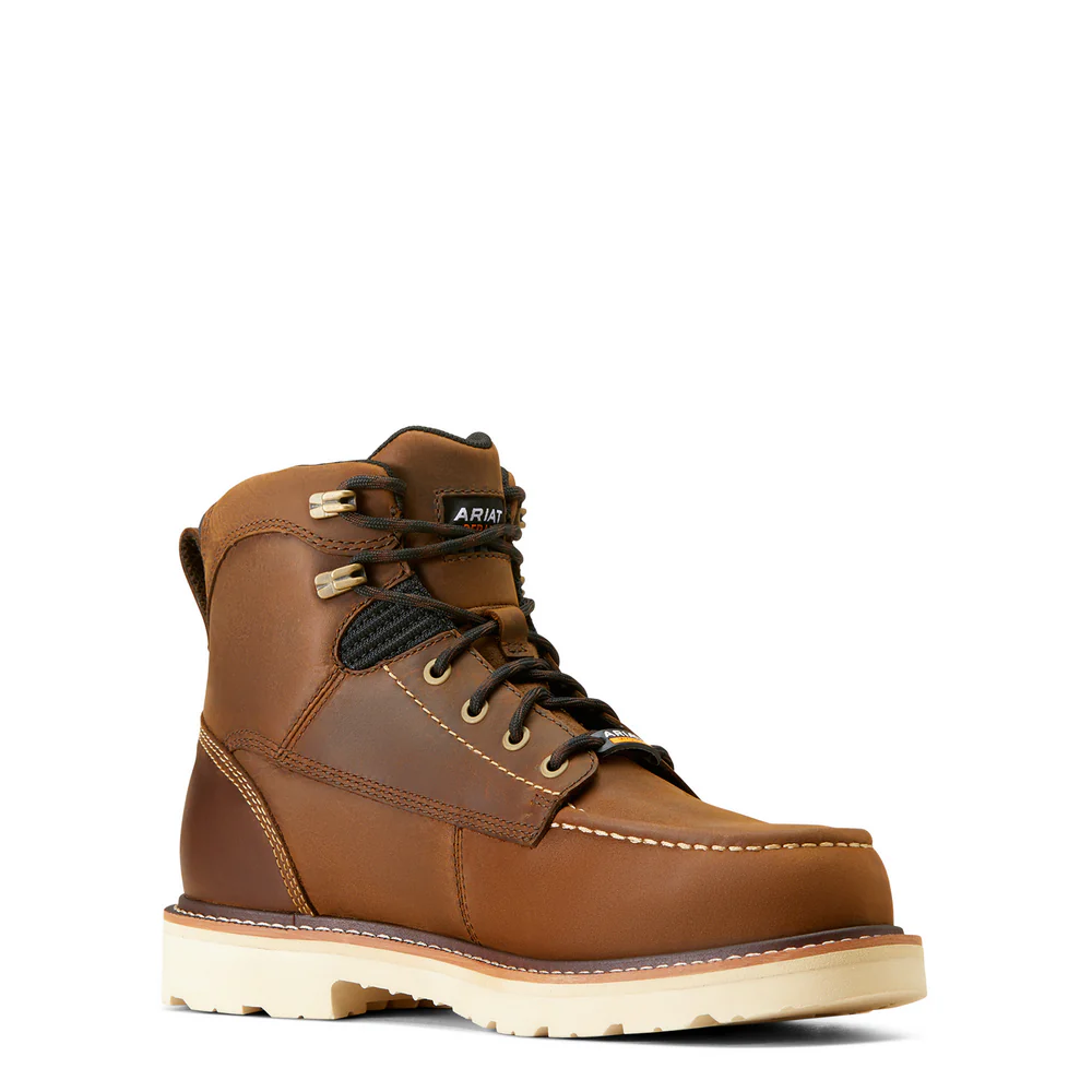 Rebar Lift 6" Waterproof Composite Toe Work Boot - 200-Distressed Brown | Ariat 10046876 - Image 3