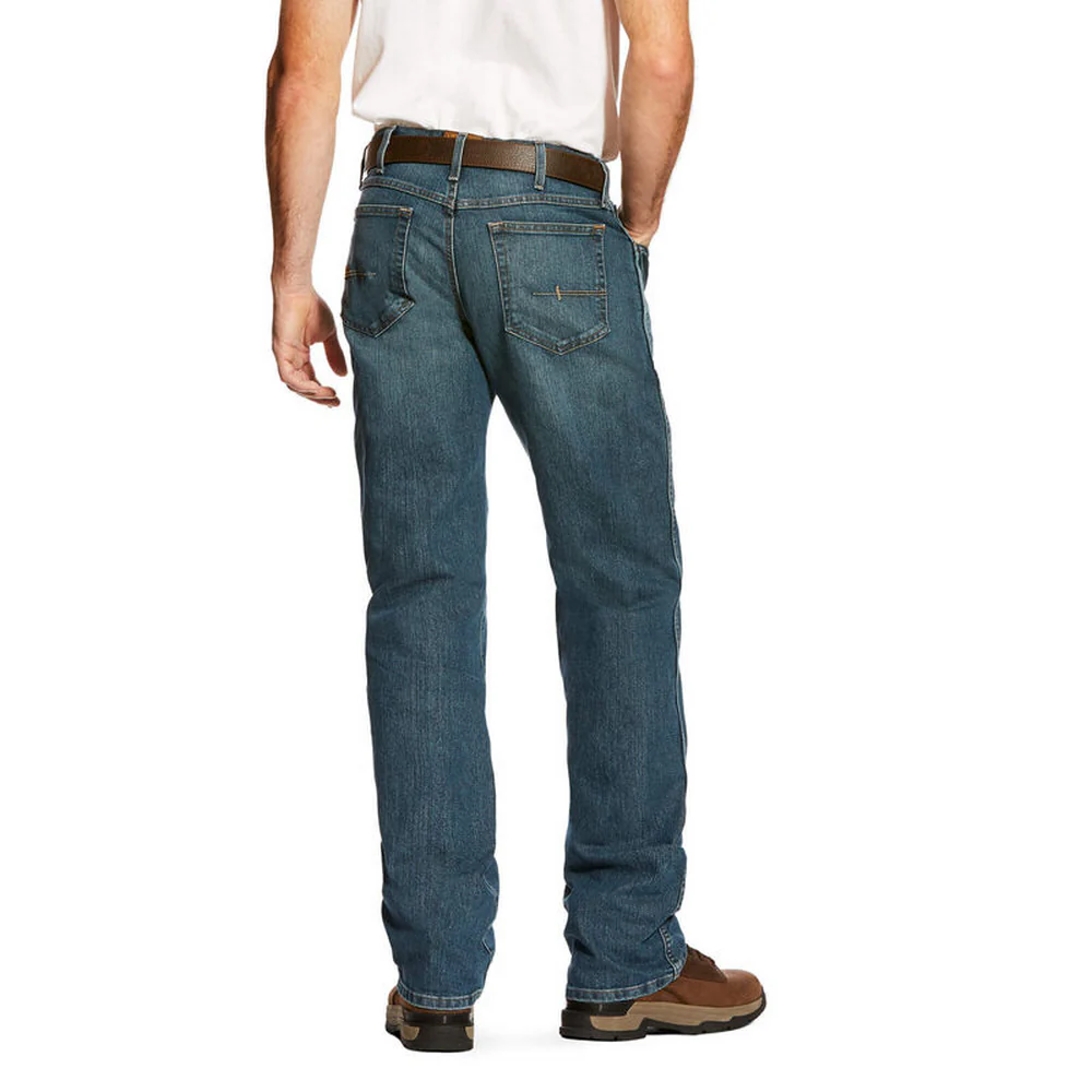 REBAR M4 DURASTRETCH BASIC BOOT JEAN - 429-Indigo | Ariat 10016221 - Image 2