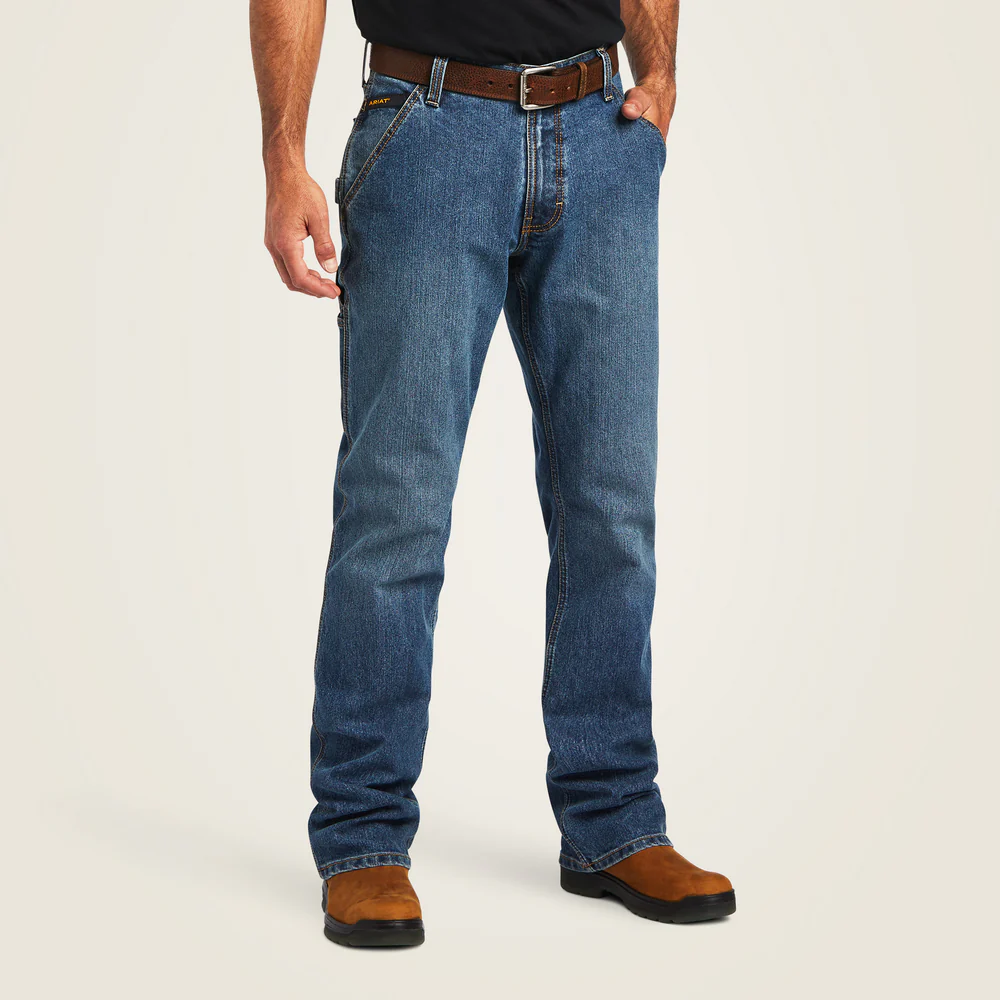 Rebar M4 Low Rise Durastretch Workhorse Boot Cut Jean - 400-Gabe | Ariat 10041086 - Image 5