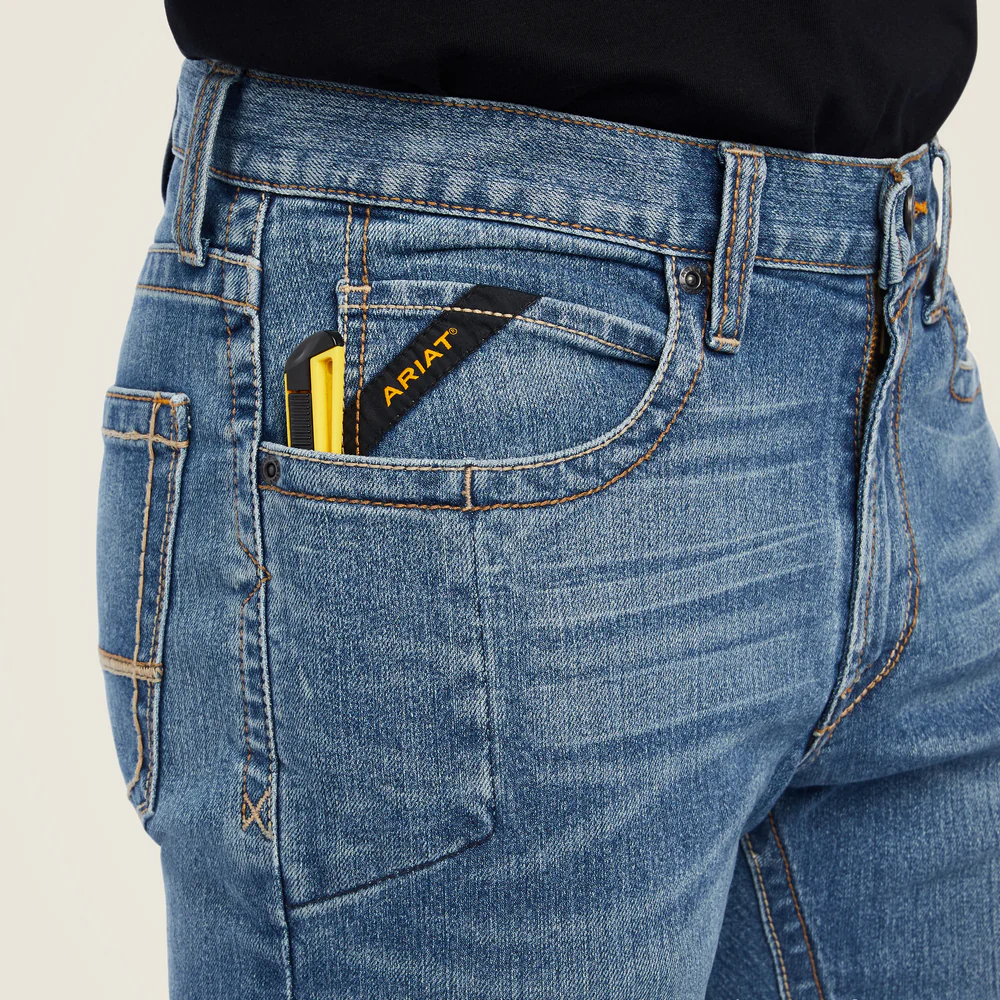 Rebar M4 Relaxed Durastretch Edge Boot Cut Jean - 400-Ventura | Ariat 10041087 - Image 3