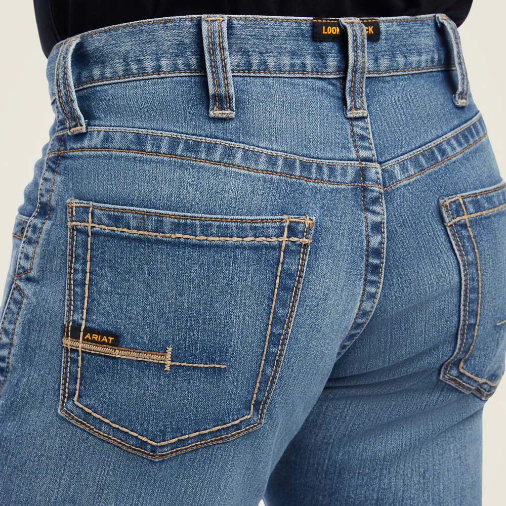 Rebar M4 Relaxed Durastretch Edge Boot Cut Jean - 400-Ventura | Ariat 10041087 - Image 4