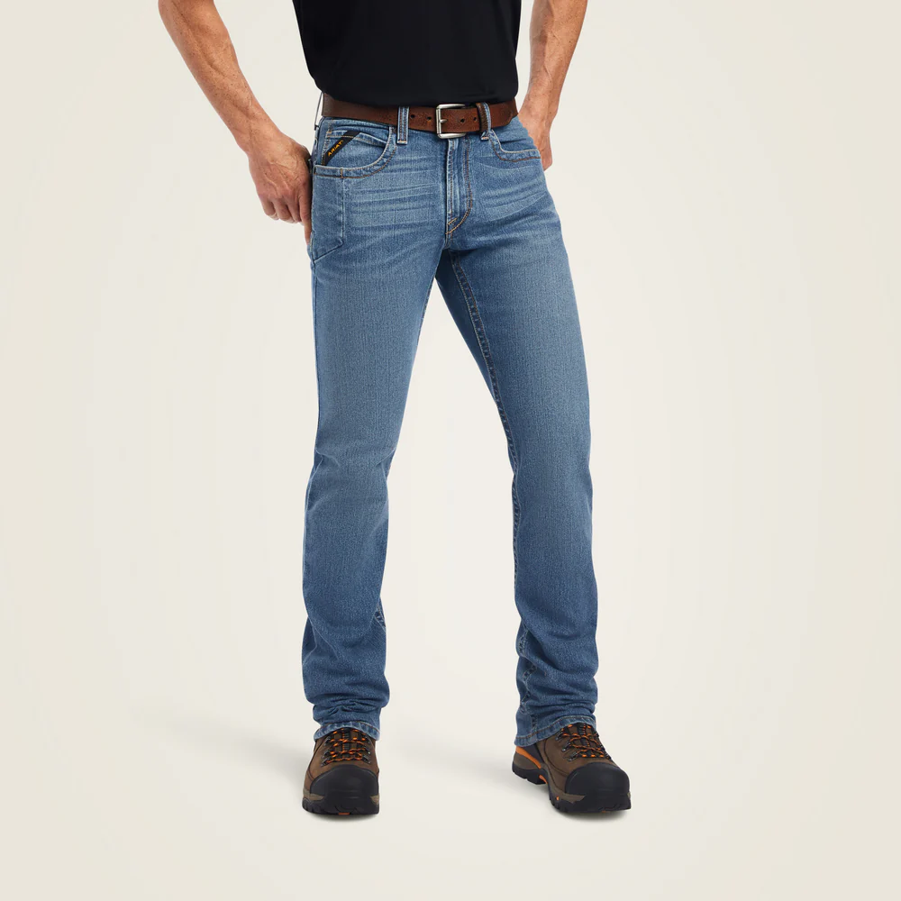 Rebar M4 Relaxed Durastretch Edge Boot Cut Jean - 400-Ventura | Ariat 10041087 - Image 5