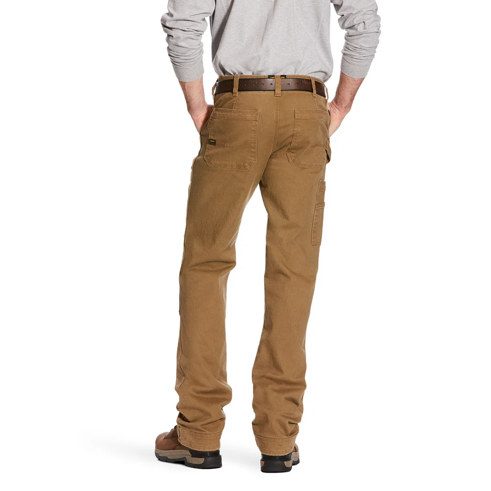 REBAR M4 WASHED TWILL DUNGAREE - 250-Beige/Khaki | Ariat 10025972 - Image 2