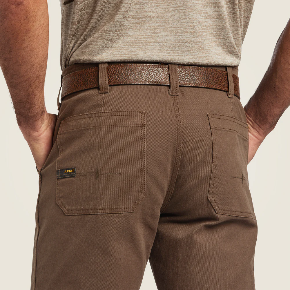 Rebar M5 Straight Durastretch Washed Twill Dungaree Straight Leg Pant - 200-Wren | Ariat 10041064 - Image 2